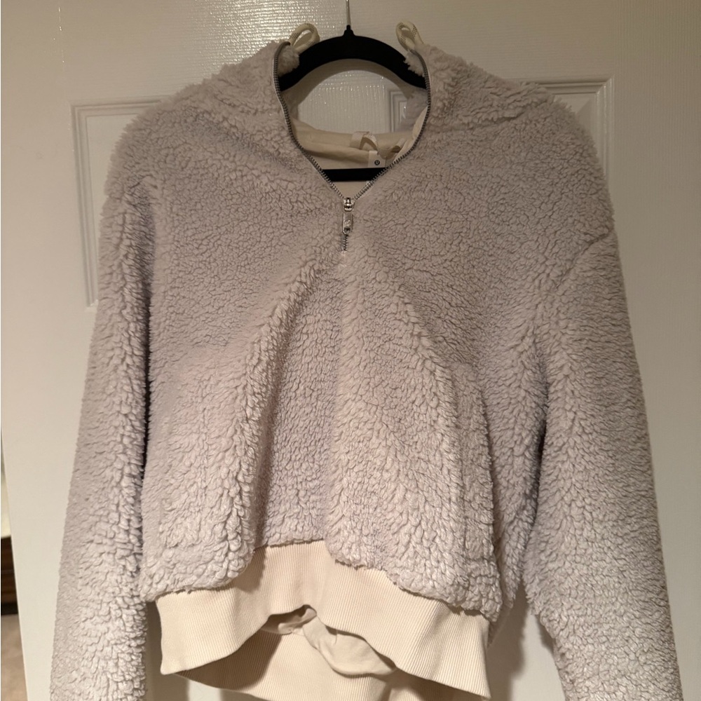 Lululemon Cream Sherpa Jacket